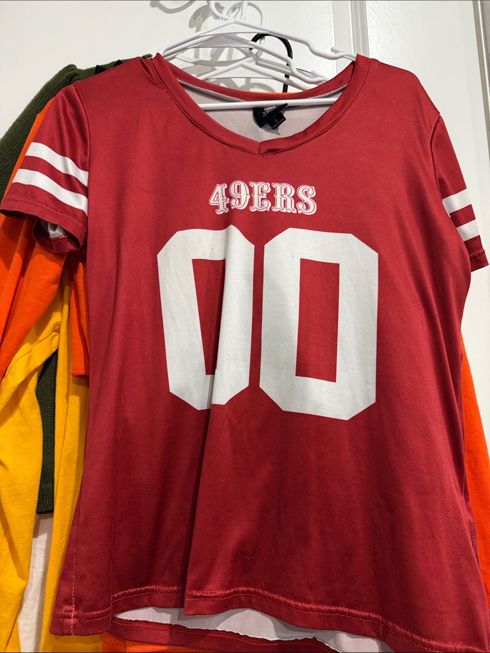 NFL Red Team Apparel Short Sleeve Jersey